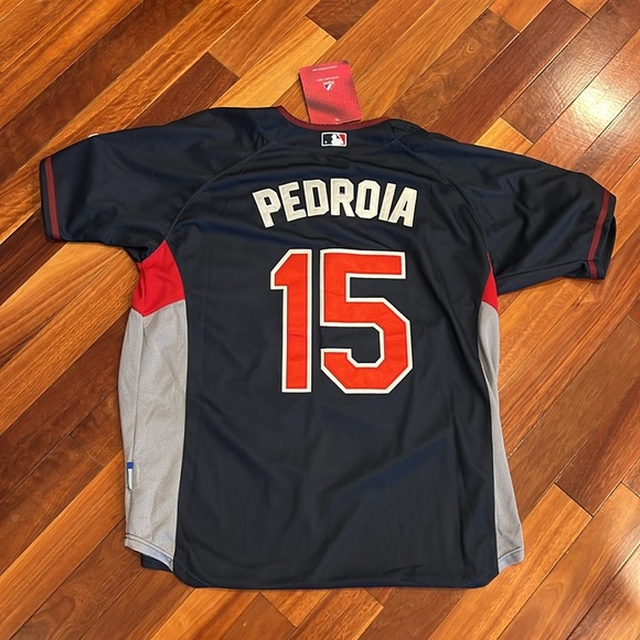 ⚾️ New 2009 All Star Game Jersey Boston Red Sox Pedroia Size 52 - Picture 7 of 9
